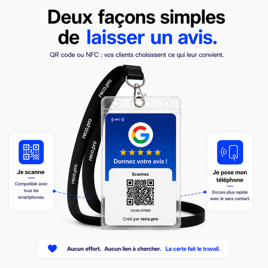 Carte NFC Avis Google