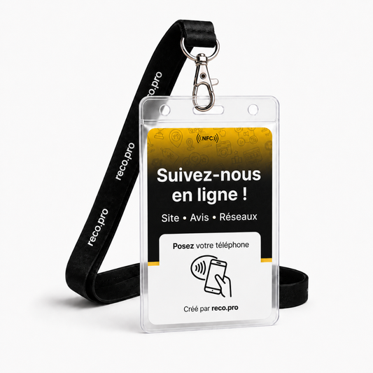 Carte NFC Multi-liens avec mini-site