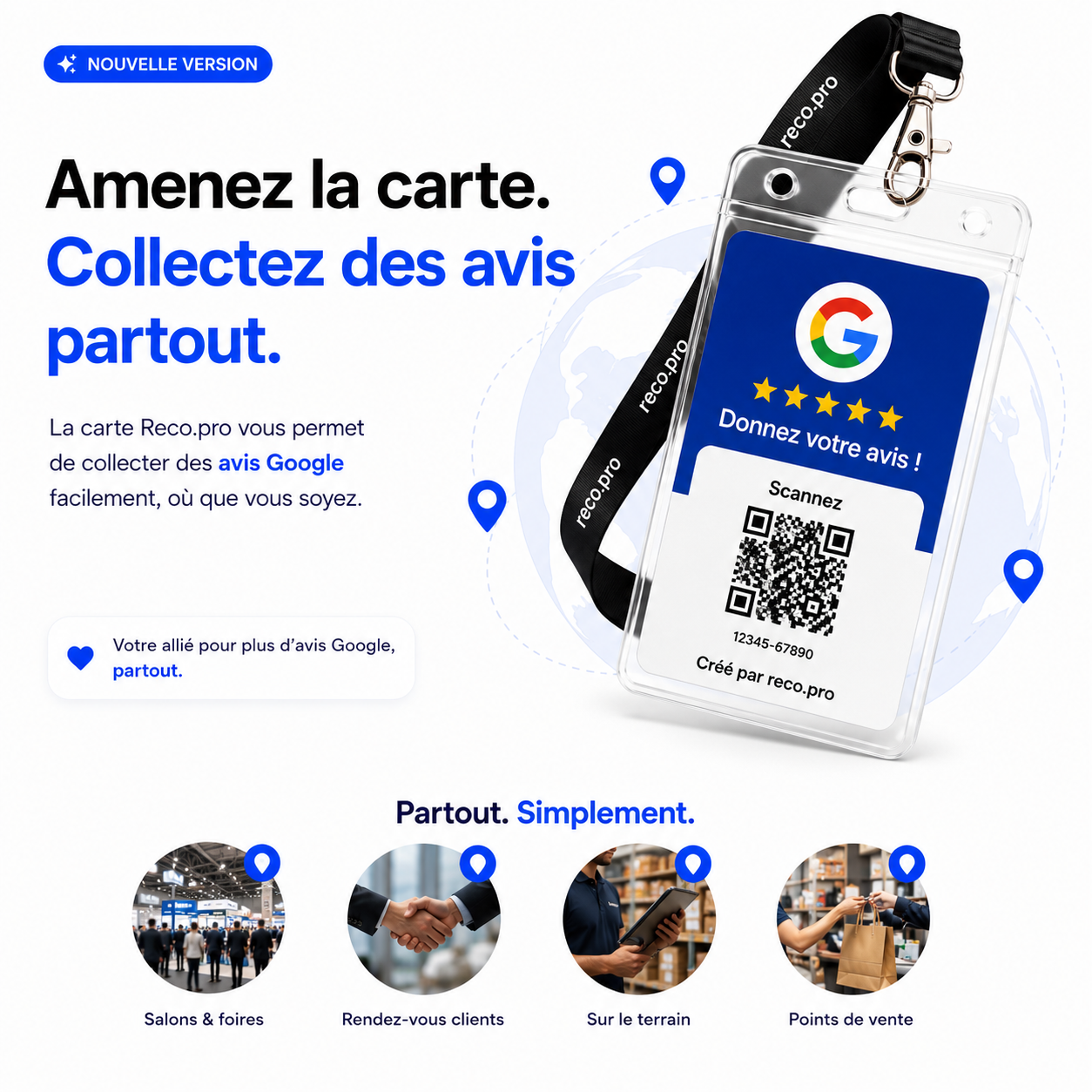 Carte Reco.pro Avis Google