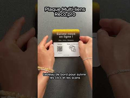 Plaque Reco.pro Multi-liens avec mini-site