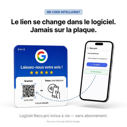 Plaque Reco.pro Avis Google